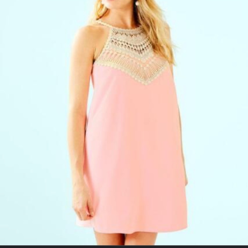 Lilly Pulitzer pearl soft shift dress in pink